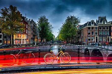 Amsterdam, nuit d'automne sur Angel Flores