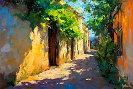 Bright lane by Poster Art Shop