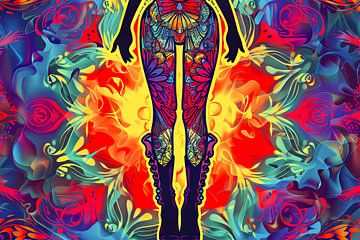Flowerpower Fantasiebeeld van Egon Zitter
