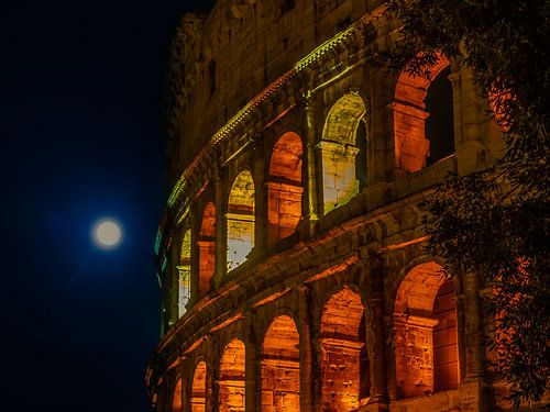 Colosseum bij nacht