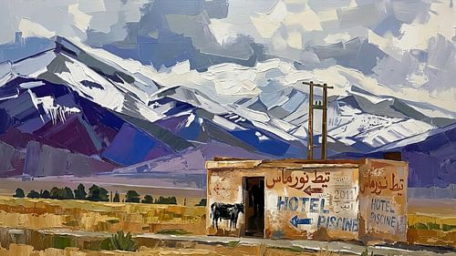 Marokkaans bergpanorama