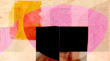 Modern Scandinavisch Bauhaus Abstractie Organisch Vers van Mad Dog Art