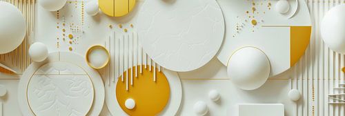 Wit goud en heel veel cirkels panorama