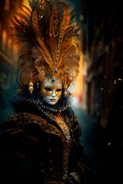 Masker van de Nacht: De Gouden Pracht van Carnaval van Carla van Zomeren