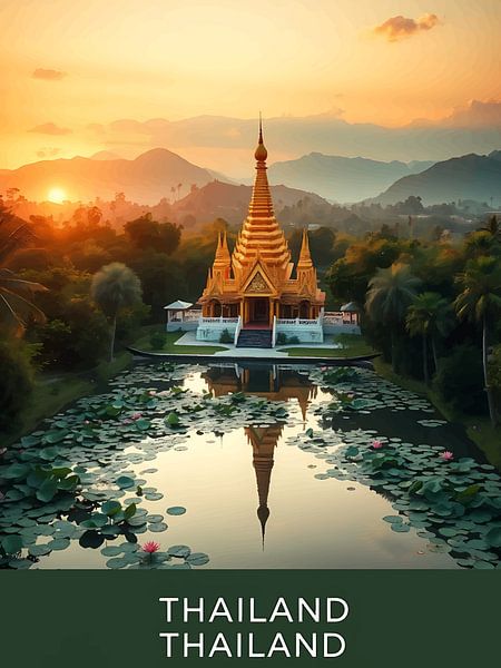 Goldene Pagode von rendy okta