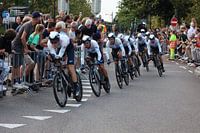 Movistar beim Auftaktzeitfahren der Vuelta 2022 in Utrecht