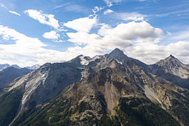 The Gran Paradiso massif in the Italian Alps, as seen from Stella di Pila. by André Blom Fotografie Utrecht