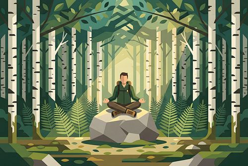 Bosmeditatie: rust in de natuur