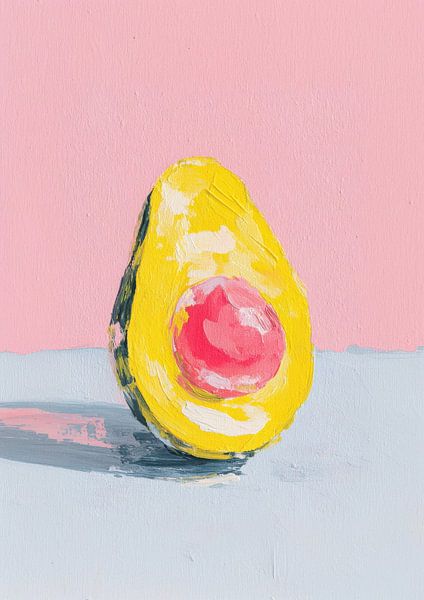 Minimalist avocado by Niklas Maximilian
