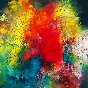 Das Positive an der Sache - bunt und abstrakt