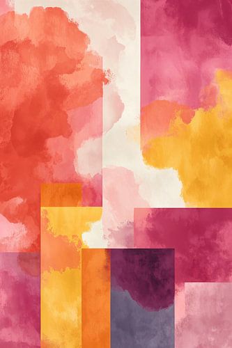 Color planes in pink and orange shades no.1