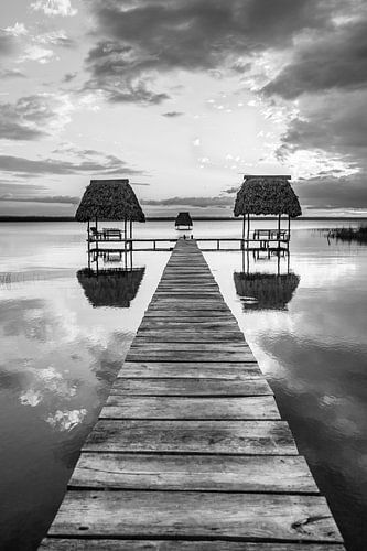 Zonsondergang in Guatemala