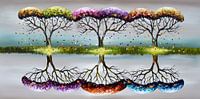 Colorful Seasons van Gena Theheartofart thumbnail