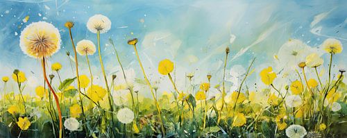 Art de la fleur de pissenlit