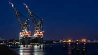 Sleipnir het grootste kraanschip van de wereld  In Rotterdam van Erik van 't Hof thumbnail