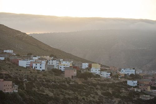 Sonnenaufgang im Atlasgebirge, Marokko