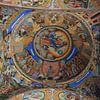 Détail de la fresque du plafond du monastère de Rila Bulgarie sur My Footprints
