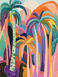 Palm trees by haroulita