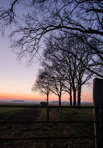 Bunter Sonnenuntergang