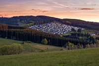 Vakantiepark in Winterberg omgeven door bossen