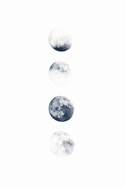 Quatuor de lunes lumineuses sur Florian Kunde