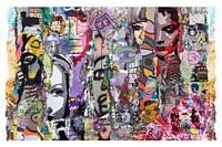 Collage van straatkunst