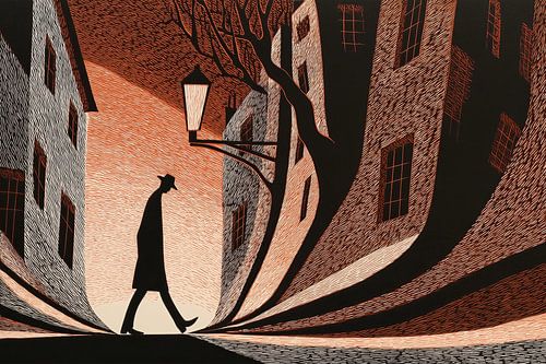 Ik loop hier alleen door een te stille stad