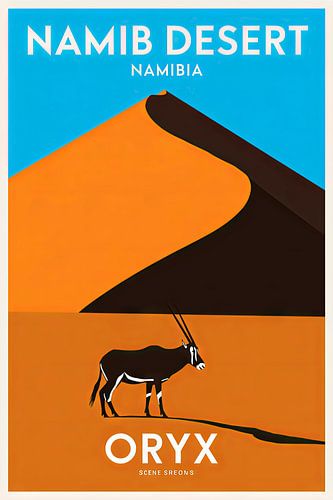 Namib-woestijn, Namibië.