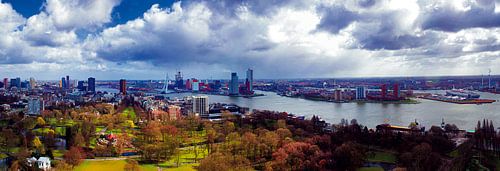 Rotterdam panorama van Roelof van der Schaaf