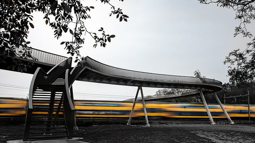 Eisenbahnbrücke Hoge Noten von Eddy Westdijk