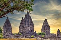 Prambanan, Hindu-Tempel von Eduard Lamping Miniaturansicht