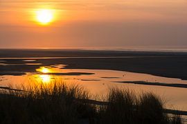 Zonsondergang aan de waddenzee von Jaco Visser