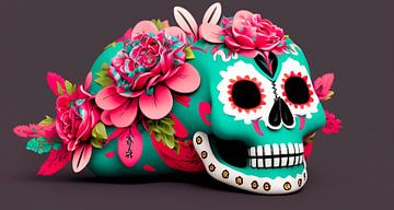 Mexican Skull by Mustafa Kurnaz
