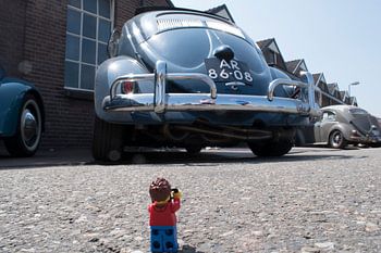 Lars with blue beetle