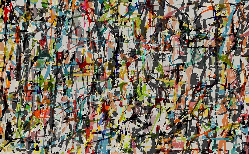 Pollock knipoogt van Angel Estevez