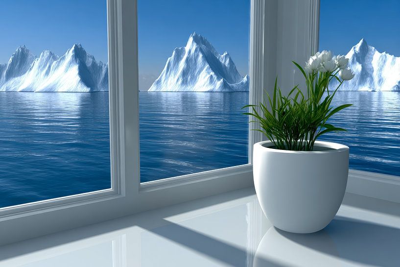 splendid view over the water by Egon Zitter