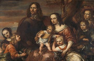 Een echtpaar met zes kinderen, Jürgen Ovens