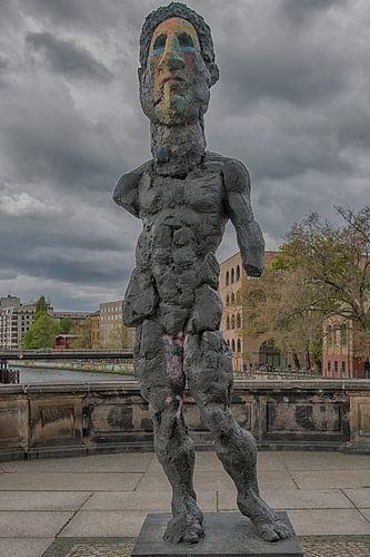 Beeld bij Bode museum Berlijn