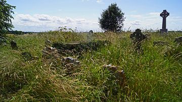 Begraafplaats met oude graven bij St. Andrew's Church in Gorleston-on-Sea. van Babetts Bildergalerie