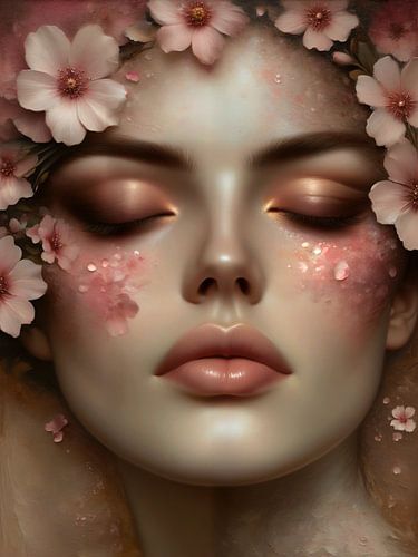 Pink Flower Dream van Hilde Remerie Photography and digital art