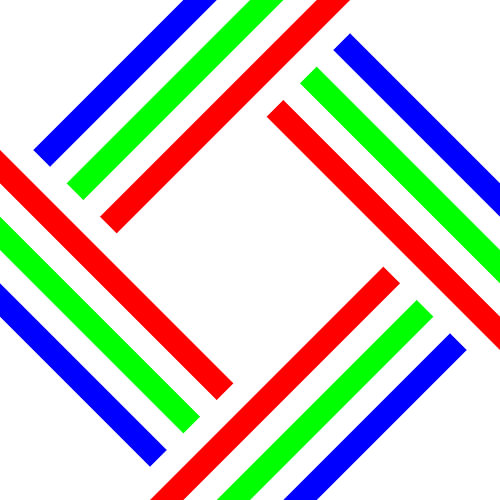 No Crossing | CutOut | N=3 | Color=3 | Permutatie 1 van 6