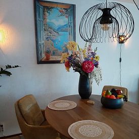 Klantfoto: Matisse inspireert Open Venster Zien van Niklas Maximilian, op canvas