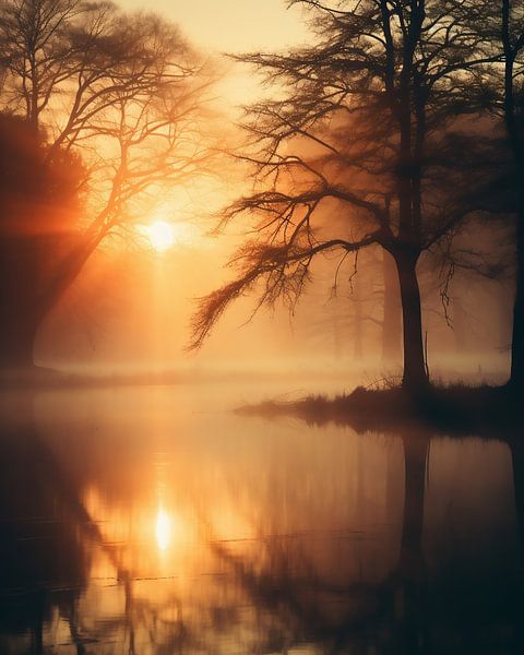 Wandeling langs het meer van fernlichtsicht