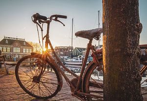 En vélo vers Leiden sur Dirk van Egmond