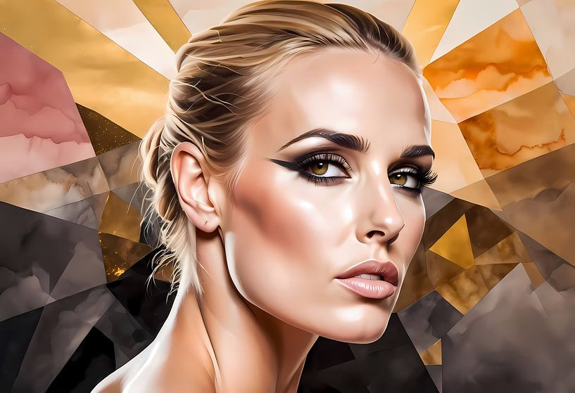 Goldene Morgenröte: Porträt der Stärke von Sanne den Engelsman