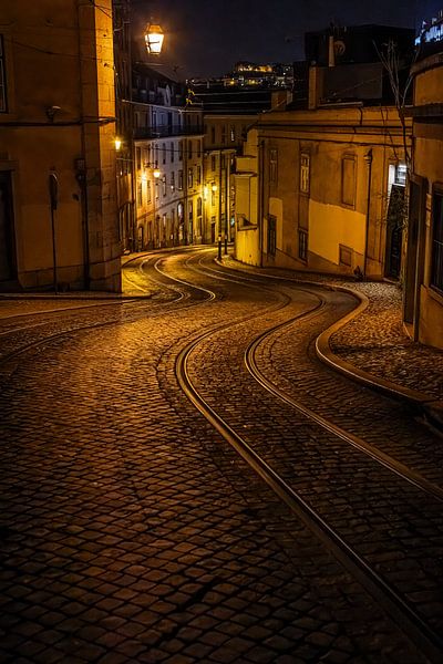 Night in Lisbon by Dirk Rüter