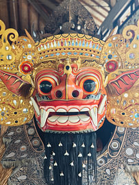 Traditionelle Barong Maske aus Bali von Fotos by Jan Wehnert
