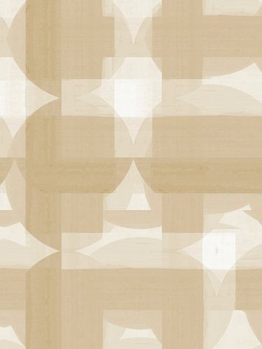 Abstract Bauhaus shapes sand colors