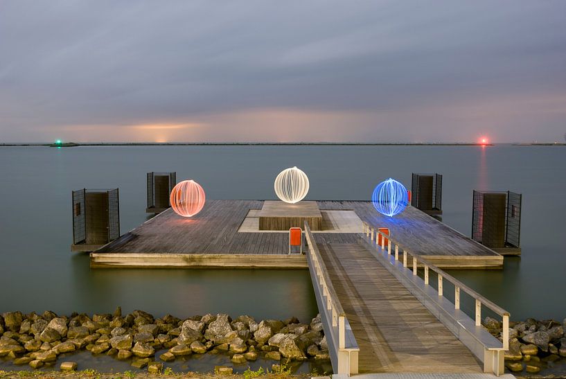 Red, White and Blue by Hans Peter Debets