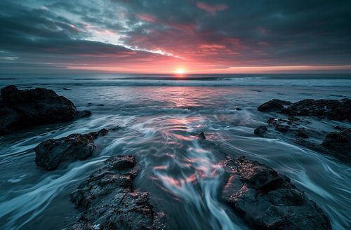Golden hour on the Atlantic